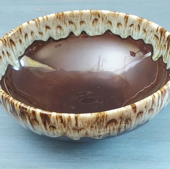 Vintage Brown Drip Bowl - Picture 2 of 9